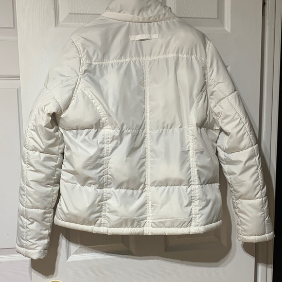US Polo Assn White Puffer Jacket - Picture 4 of 8